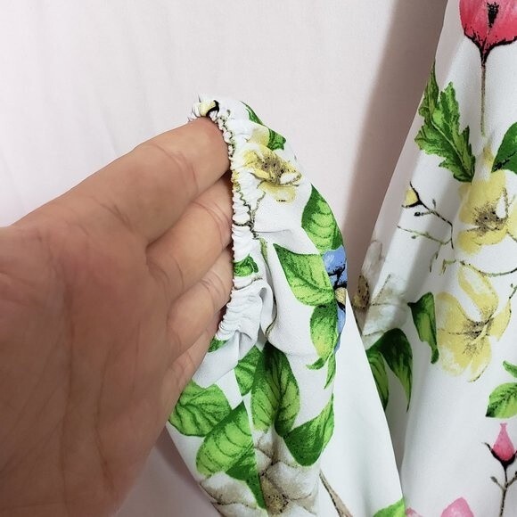 Charter Club Womens Plus Split Neck Bishop Sleeves Blouse (AH) - Picture 3 of 8